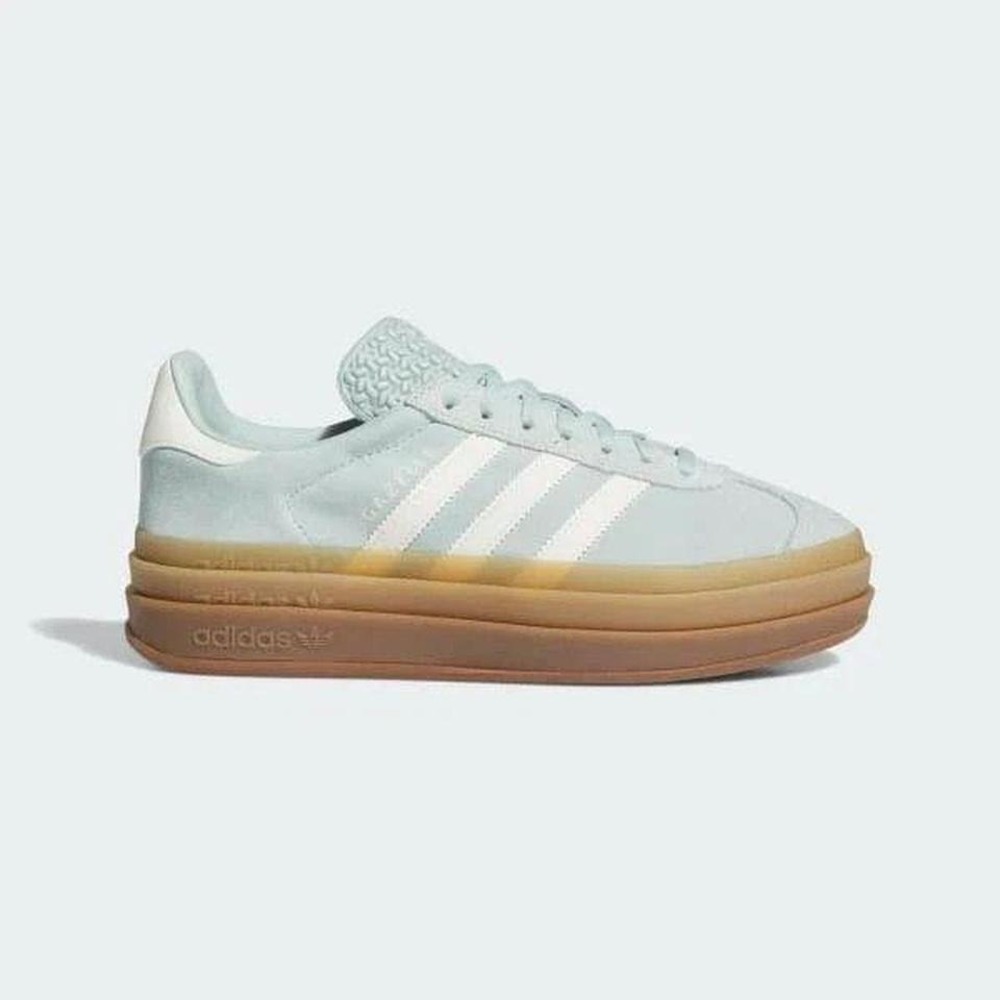 9W / 8M - [NEW] Women's adidas Gazelle Bold‎ Shoes 'Ash Green' JS3902